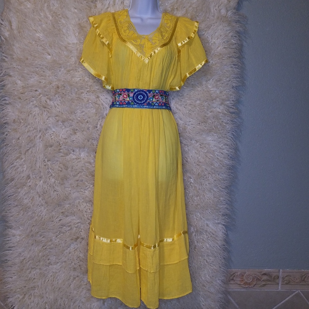 Yellow Fiesta Themed Dress